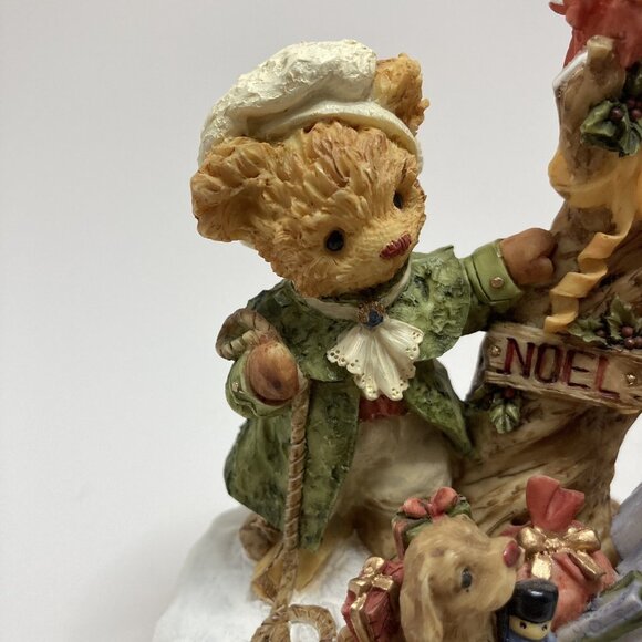 Teddy & Me Collection Christmas Music Box  Vintage 1995 - Picture 2 of 16